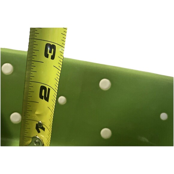 Temp-Tations Green Square Baker Polka Dot Yellow 8" - Picture 9 of 16